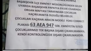 &quot;Çocuk kaçırıyorlar&quot; diye ilan asan site yöneticisi hakkında işlem yapıldı
