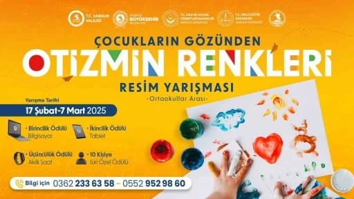 &quot;Çocukların Gözünden Otizmin Renkleri&quot; resim yarışması
