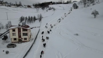 &quot;Sakin şehir&quot; Şavşat geleneksel kış şenliklerine hazır
