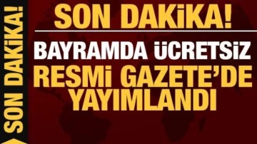 Ramazan Bayramı’nda köprü ve otoyollar ücretsiz olacak