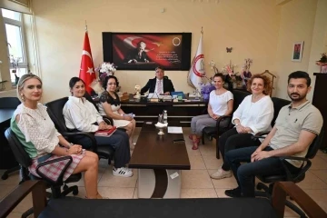 Rektör Özölçer’den Sağlık Bilimleri Fakültesi ve Ahmet Erdoğan MYO’ya ziyaret
