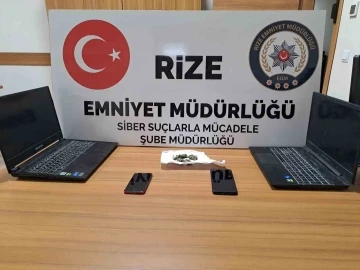 Rize’de yasadışı bahis operasyonu
