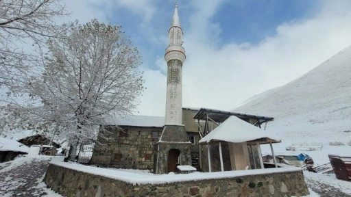 Rize'nin yüksek kesimlerinde kar yağışı!