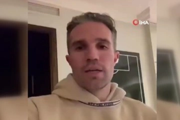 Robin van Persie'den destek