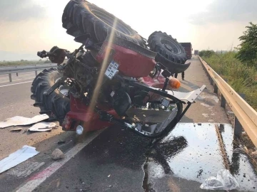 Robs demiri traktör sürücüsünün hayatını kurtardı
