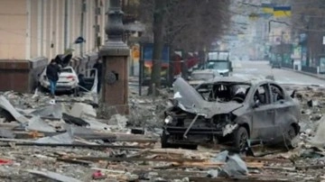 Rus güçleri Ukrayna'nın Harkiv şehrinin merkezine saldırı düzenledi
