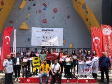 Sadıka Sabancı Ortaokulu’ndan, ikincilik getiren tırmanış