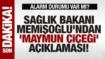 Sağlık Bakanı Memişoğlu'ndan 'maymun çiçeği' açıklaması! Alarm durumu var mı?