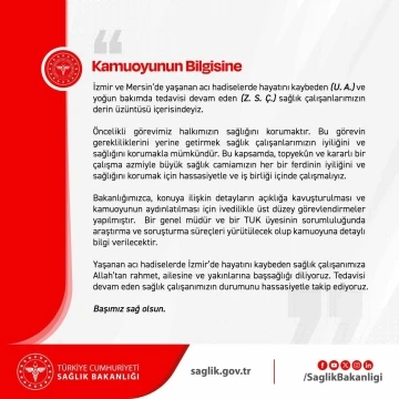 Sağlık Bakanlığı: &quot;Yoğun bakımda tedavisi devam eden sağlık çalışanımızın durumunu hassasiyetle takip ediyoruz&quot;
