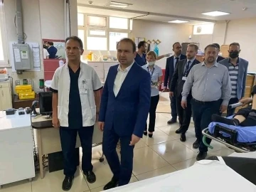 Sağlık Müdürü Şenkul’dan hastalara ve sağlıkçılara bayram ziyareti
