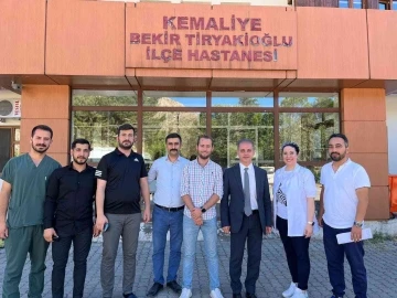 Sağlık Müdürü Tekin, Kemaliye’de incelemelerde bulundu
