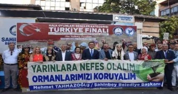 Şahinbey Belediyesi halk oyunları finaline ev sahipliği yaptı