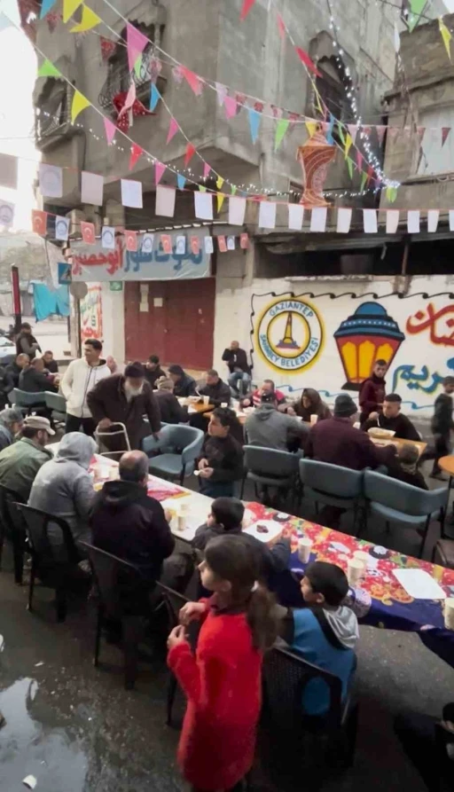 Şahinbey Belediyesi’nden Gazze’de kardeşlik iftarı
