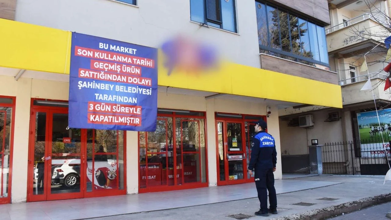 Şahinbey Belediyesi Zincir Marketlere Kilit Vurdu!