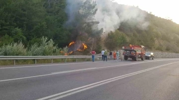 Sakarya’da orman yangını
