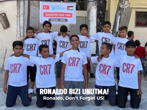 Saldırıların gölgesindeki Gazze sokaklarında Ronaldo sesleri
