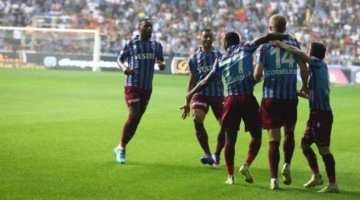 Şampiyonluk artık bir maç uzaklıkta! Trabzonspor, Adana Demirspor engelini rahat geçti