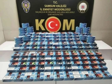 Samsun’da 100 bin dal makaron ele geçirildi
