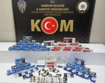 Samsun’da 13 bin 300 dal dolu makaron ele geçirildi
