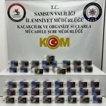 Samsun’da 15 bin adet sahte bandrollü boş makaron ele geçirildi
