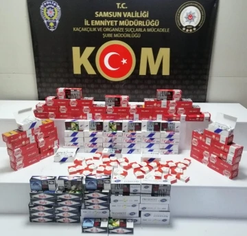 Samsun’da 21 bin 280 dal doldurulmuş makaron ele geçirildi
