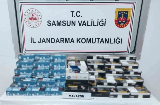 Samsun’da 28 bin bandrolsüz makaron ele geçirildi
