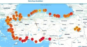 Samsun’da deniz suyu sıcaklığı 26 derece
