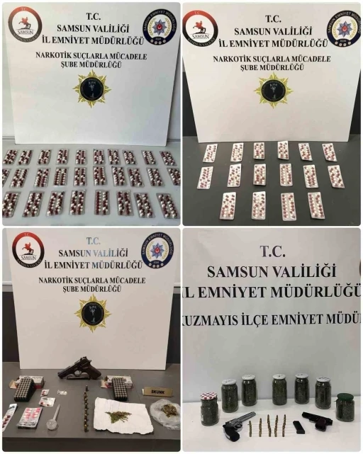 Samsun’da uyuşturucu operasyonu: 6 gözaltı
