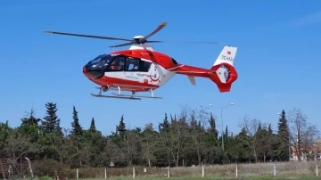 Samsun hava ambulansını bekliyor
