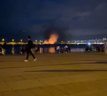 Samsunspor’un kuruluş yıl dönümü kutlamasında yangın çıktı
