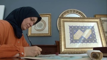 Sanatçı Naciye Temerit: &quot;Tezhip; el yazmalarının altınla bezendiği bir Osmanlı saray sanatıdır&quot;
