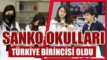 SANKO Okulları Türkiye birincisi oldu  