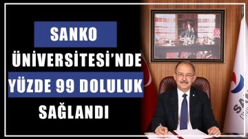 SANKO Üniversitesi’nde yüzde 99 doluluk sağlandı