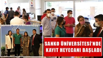 SANKO Üniversitesi’nde kayıt heyecanı başladı