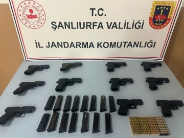 Şanlıurfa’da 11 ruhsatsız tabanca ele geçirildi: 3 gözaltı
