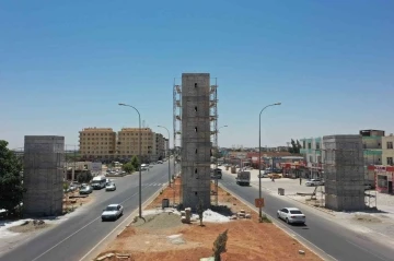 Şanlıurfa’da üst geçitlerde çalışmalar hızlandı
