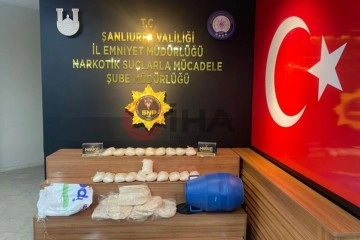 Şanlıurfa’da 10 kilo 100 gram uyuşturucu ele geçirildi