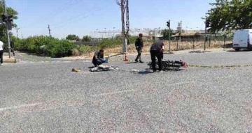 Şanlıurfa’da tıra çarpan motosikletin sürücüsü öldü