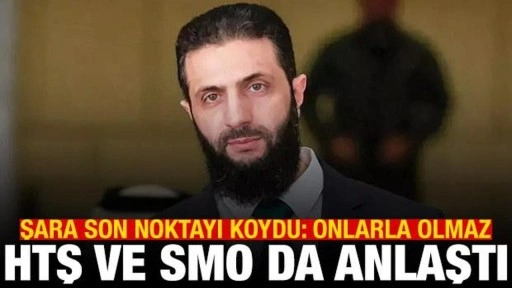 Şara son noktayı koydu! HTŞ ve SMO da anlaştı