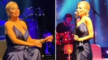 Şarkıcı Linet, konserinde vefat eden annesinden bahsederken gözyaşlarına hakim olamadı