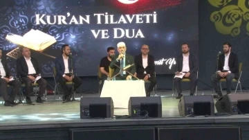 Şehit askerler için Ümraniye’de Kur’an tilaveti
