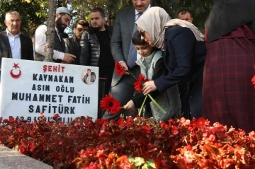 Şehit Kaymakam Safitürk, vefatının 6’ncı yıl dönümünde kabri başında anıldı
