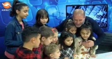 Şehit ve gazi çocuklarından Kervancıoğlu’na doğum günü sürprizi