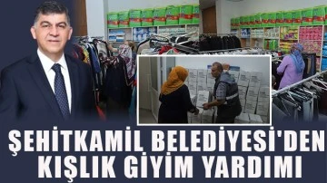 Şehitkamil Belediyesi'den kışlık giyim yardımı