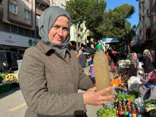 Sekiz ay dinlenen elma sirkesi, şimdi pazarda alıcı bekliyor
