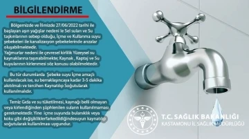 Sel bölgesi Kastamonu’da İl Sağlık Müdürlüğünden içme suları uyarısı
