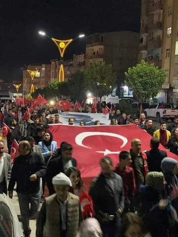 Şemdinli de ‘Fener alayı’ yürüyüşü yapıldı
