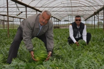 Serikli üretici karpuz hasadına hazırlanıyor