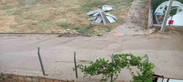 Sıcaktan kavrulan Diyarbakır’ın Dicle ilçesinde kısa süreli yağış etkili oldu
