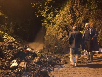 Şiddetli yağış Giresun’da sel ve heyelana neden oldu
